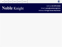 Tablet Screenshot of nobleknight.biz